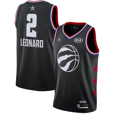Toronto Raptors #2 Kawhi Leonard Black NBA Jordan Swingman 2019 All-Star Game Jersey Men's
